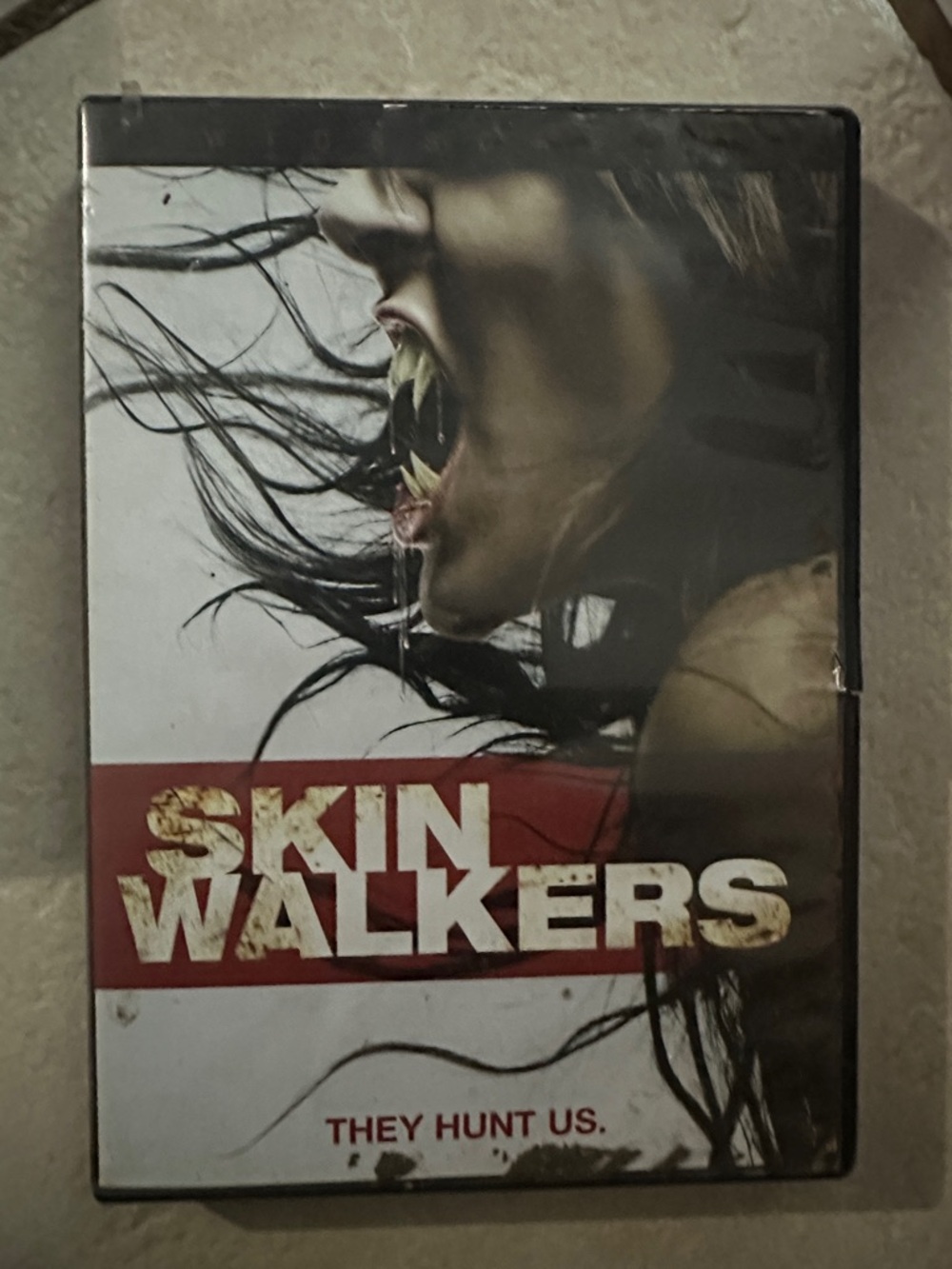 Skinwalkers DVD - Horror Movie Cover Art in Black, White & Red